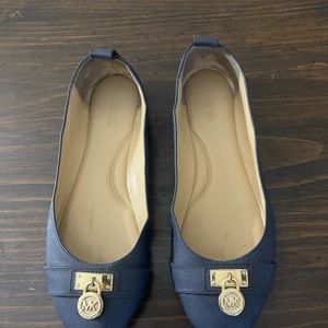 Michael Kors Blue Flats size 8 pre worn